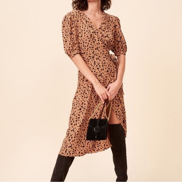 Rouje Paris Louisa Leopard Print Dress - Picture 2 of 11